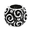 NKlaus 925 STERLING SILBER Keltische Celtic Gothic Zopfperle und Bartperle Spirals 7142