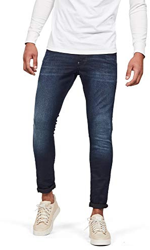 G-STAR Homme Jean Revend Skinny, Bleu (DK Aged 51010-6590-89), 32W / 34L