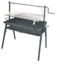 MARCA Barbacoa Herrero Parrilla graduable con Plancha INOX 80 cm