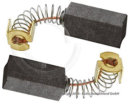 2x Kohlebürsten Kohlestifte Kohlen für AEG 6,5x9,5x20 mm hbs-100 (6540043)
