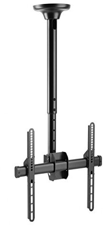 RICOO TV Deckenhalterung für Fernseher 23-55 Zoll, Schwenkbar Neigbar Höhenverstellbar, Universal TV Halterung Decke D0244, Fernsehhalterung Decke bis 50 kg mit max. VESA 400x400 mm