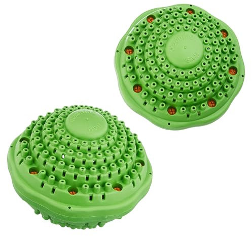Irisana - Pod para la Lavadora - En Verde - Dura hasta 1000 Lavados - Bola Ecológica para Limpiar la Ropa sin Detergentes ni Suavizantes