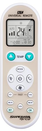 Superior Electronics Airco Universal Reemplazo de Aire Acondicionado, Blanco