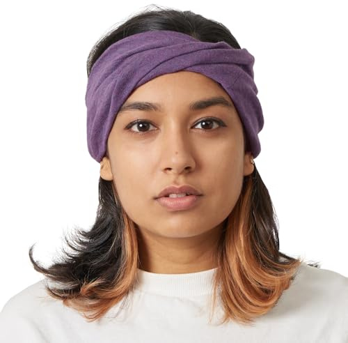 CHARM Headband Donna Fascia Per Capelli Fasce Fascette Bandana Fascetta Sportiva Bio Cotone Fatto In Giappone Viola