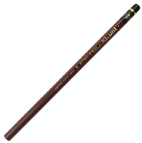 Uni Mitsubishi Hi-Uni Wooden Pencil - 10B