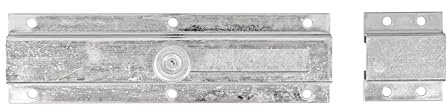 Alberts 111809 Türriegel | mit Knopfgriff, mit Schlaufe | galvanisch verzinkt, dickschichtpassiviert | 200 x 57 mm