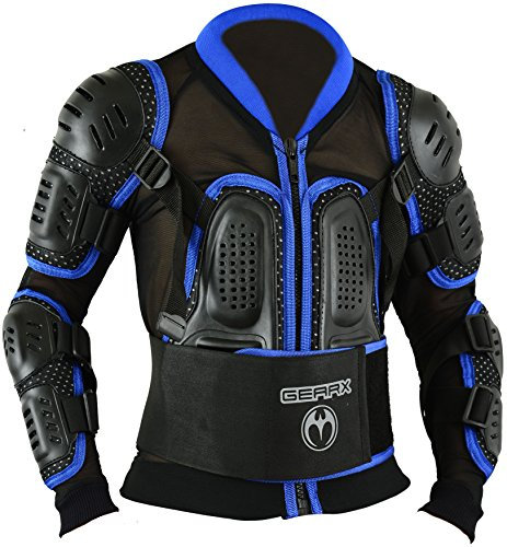 Veste de Protection pour Enfants, Motocross, Cyclisme, Tout-Terrain, Dirt Bike, Paintball, Quad, Patinage, Escalade, M