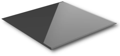 Euro Tische Placa de cristal para estufa y tablero de mesa en 70 x 70 cm, placa de protección con cristal templado de seguridad de 6 mm, placa protectora contra chispas, base de cristal para chimenea