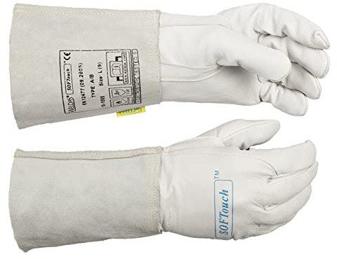 WIG-Hands. Kalbsleder Gr. XXL 1 Paar WELDAS