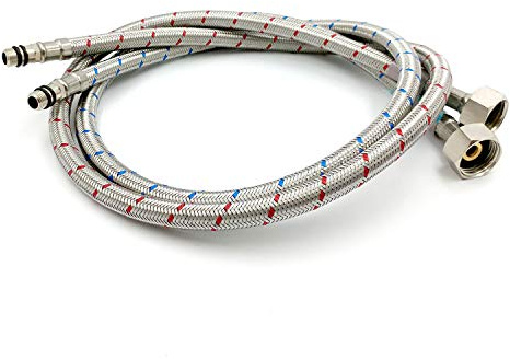 Xcel Home 2 x M10 x 1/2 BSP (1000mm) Flexible Tap Connectors
