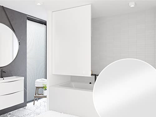 KS Handel 24 Basic DUSCHROLLO 60x240 cm Uni Weiss DUSCHVORHANG! Shower Rollo Curtain