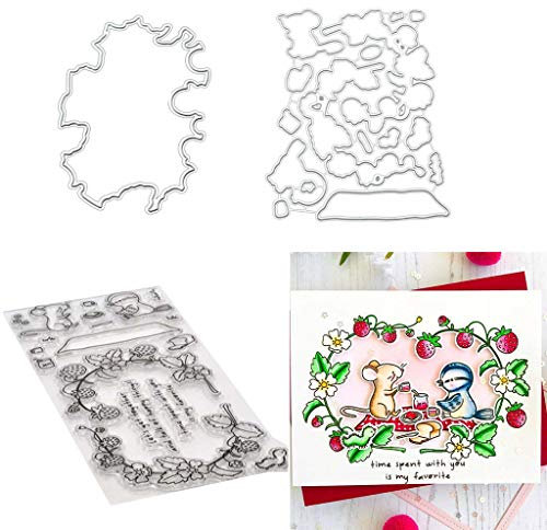 1 Satz Ratte & Vogel DIY Stanzschablonen Und Stempel Scrapbooking Stanzmaschine Schablonen Stanzformen Für Cuttle Bug Und Andere Embossing Machine
