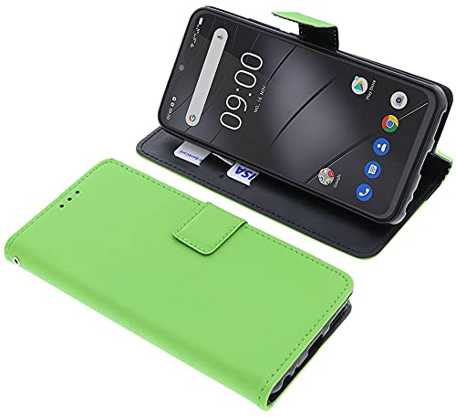 foto-kontor Tasche kompatibel mit Gigaset GS4 / GS4 Senior Book Style grün Schutz Hülle Buch