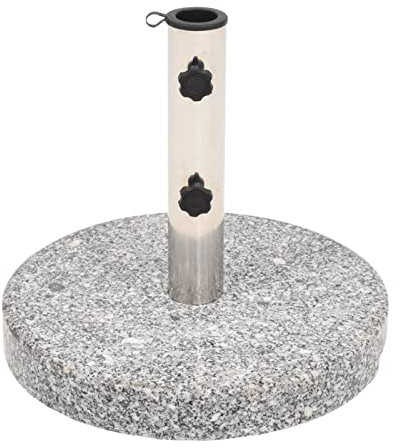 ARKEM Sonnenschirmständer Granit Rund 20 kg Parasol Stand Sonnenschirmfuß Erdspieß Sonnenschirm
