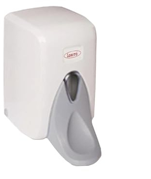 Lorito Schaumseifenspender Wand weiß, 500ml | Seifenspender 500 ml, Wandmontage, Hygienespender für WC
