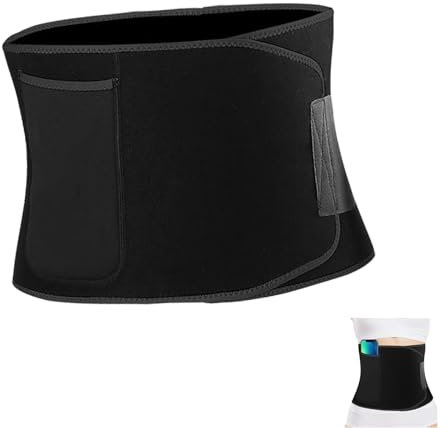 Ceinture de Sudation Réglable Ceinture Abdominale Néoprène Ceinture Amincissante pour Femme et Homme Entraînement, Fitness, Sport