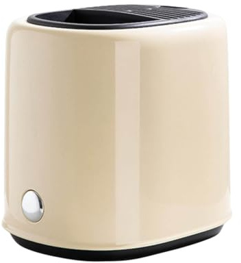 Blocs à Couteaux Vides Universel, 2 en 1 Grande Capacité Porte-Couteau de Cuisine Support de Ustensiles Baguettes Sans Couteaux, Espace Économique Organisateur (Beige)