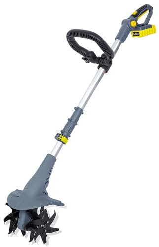 BJYX Motozappa Elettrica, Senza Fili, Batteria al Litio da 5200mah 20v E Caricatore Veloce, profondità Massima 25 Cm Larghezza Massima 10 Cm
