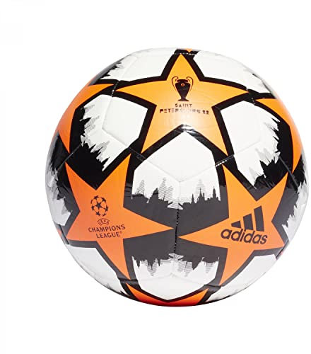 Adidas UCL Finale Club St. Petersburg Ball H57808, Unisex Footballs, White, 4 EU