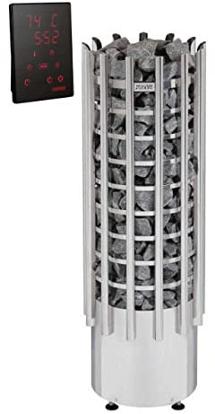 Harvia Glow TRT90XE Saunaofen 9 kW Elektroofen inkl. Saunasteuerung Xenio Bedienfeld