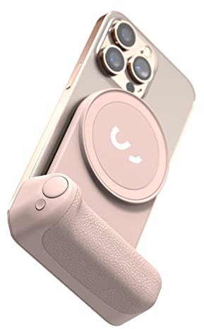 ShiftCam SnapGrip – mobiler Batteriegriff mit kabellosem Auslöser – magnetische Halterung lässt Sich an jedem Telefon befestigen – integrierte Powerbank mit kabellosem Qi-Laden