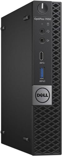 Dell Optiplex 7050 Mini PC Ordenador de sobremesa (reacondicionado) CPU Intel Core i5-6400T, memoria RAM 8 GB, disco SSD 240 GB, Windows 11 Pro, HDMI Wi-Fi