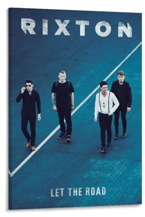 Rixton Musikposter, Albumcover, Poster, Bandposter, Retro-Poster, Schlafzimmer, Musikposter, Rapper-Poster, Wandkunst, Leinwandposter, Raumdekoration, ästhetische Poster, Druck, Dekoration, Poster,