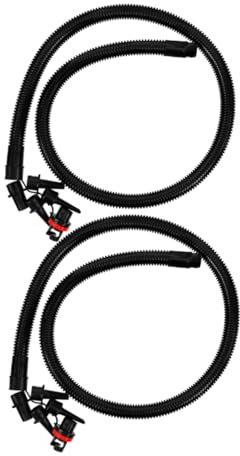 BELLIFFY 2stücke Aufblasbarer Whirlpoolschlauch Aus Kunststoff Kajak-pumpenschlauch Mit Adapter Paddle-Board-luftschlauch Universeller Spa-schlauchadapter Für Aufblasbare Geräte