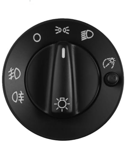 CVZXSDWLL Auto Lampensteuerungsschalter Kompatibel Mit VW Für Golf IV 1997 1998 1999 2000 2001 2002 2003 Auto-Scheinwerfer-Nebelscheinwerfer-Lichtschalter Einstellen 1U0941531A 3B0941531A