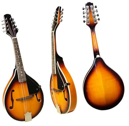 Instrumento Musical Mandolina Hecho A Mano De Rendimiento Profesional Instrumento De Mandolina Para Adultos(3/4)