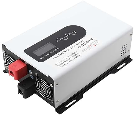 Inverter 12V a 230V 3000W /6000W convertitore di tensione sinusoidale pura con schermo LCD e comando, Utilizzato in Elettrodomestici, utensili Elettrici, Attrezzature Industriali