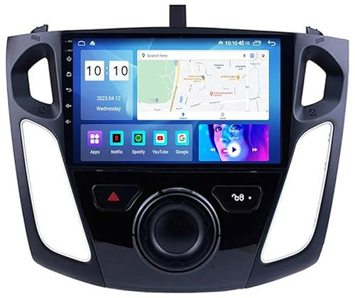 Android 15 Autoradio 2 Din Navigazione GPS 9 Pollici Multimediale Touch Screen Per Ford Focus 3 2011-2019 Collega E Usa Dual USB Tethering Internet Chiamate in Vivavoce SWC C HM601 4 Core Wifi 1+16GB