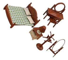 POXZSFX Accessoires de mobilier pour poupées de Jeu d'imitation, Ensemble de Chambre Miniature pour Maison de poupée, décorations pour Maison de poupée,