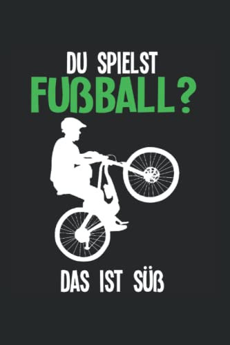 Du spielst Fußball? Das ist süß: Mountainbike & Rennen Notizbuch 6' x 9' Mountainbiker Radsport Geschenk