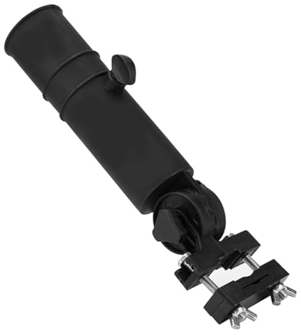Huakaile Schirmhalter für Golfwagen, verstellbar, universal, für Stuhl, Outdoor, Rollstuhl, Regenschirmhalter für Schubwagen, Angeln, Strandstuhl, Fahrrad, Kinderwagen, Trolley