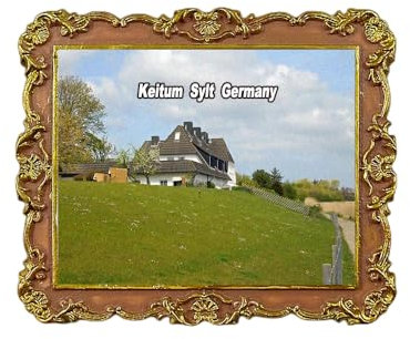 Keitum Sylt Deutschland Kühlschrankmagnet 3D Reise Souvenir Kühlschrank Dekoration Magnetaufkleber Handwerk Kollektion