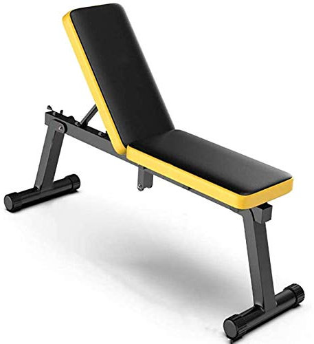 GaRcan Verstellbare Hantelbank – Fitness-Hantelbank – Gewichtheben-Sit-Up-Bank – Hantelhocker klappbar – für Heim-Fitness-Workout flach/schräg/gefälle