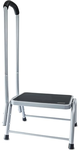 Caravan Trittstufe aus Stahl 150kg belastbar Anti-Rutsch-Trittfläche Tritt