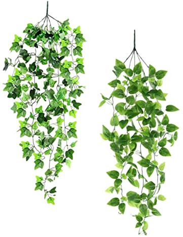 Alipis Room Decor 2pcs Artificial Rattans Wedding Decorations Rattan Wall Decor Easy Care Houseplant