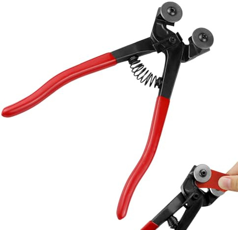 Utensili per tagliare il vetro, strumento per tagliare le piastrelle, pinza da taglio con impugnatura comoda, strumento di taglio della pinza, pinza per piastrelle in ceramica, pinze tagliapiastrelle
