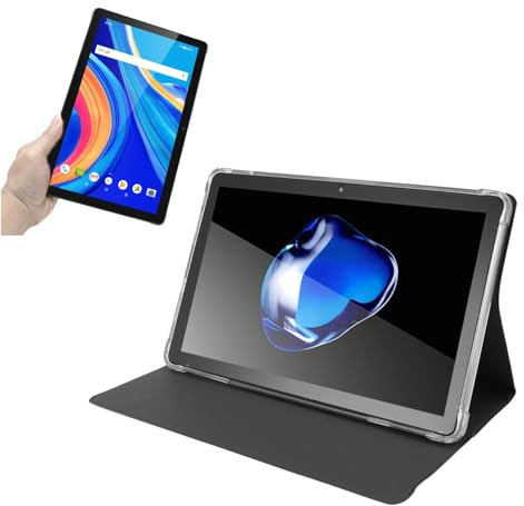 Sxhlseller Tabletas para Android, Tabletas Grandes de 10,4 Pulgadas con Estuche, 4GB RAM 512GB ROM, Pantalla HD 1332x800, Bluetooth 5.0, WiFi, Cámara Dual de 5MP 13MP, Batería de 6000mAh
