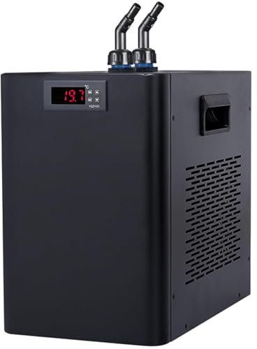 MiBoce 160L/300L/500L Aquarium-Kühler, Aquarium-Kühler-Wärmer, Kühlung Mit Kompressor, Einstellbare Temperatur, Geräuscharm, Für Hydrokultur-System Axolotl-Quallen-Korallenriff