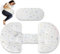 Tarleys Cuscino in gravidanza - Cuscino per dormire lateralmente - Supporto per la schiena - fianchi - Gambe e pancia per donne in gravidanza - Cuscino allattamento multifunzionale - rimovibile e