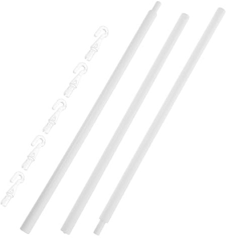 Cabilock Vertikaljalousiestange Mit Haken Jalousiestange Zum Kippen Und Öffnen Gardinenöffnerstange Aus Pp-material Jalousienzubehör Für Zuhause