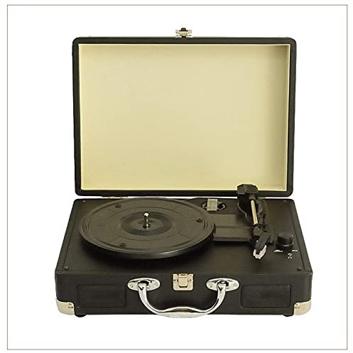 JFNHUTL Tocadiscos Retro, Tocadiscos Gramófono Vinilo Audio Altavoz Bluetooth Portátil Tocadiscos Fonógrafo Portátil