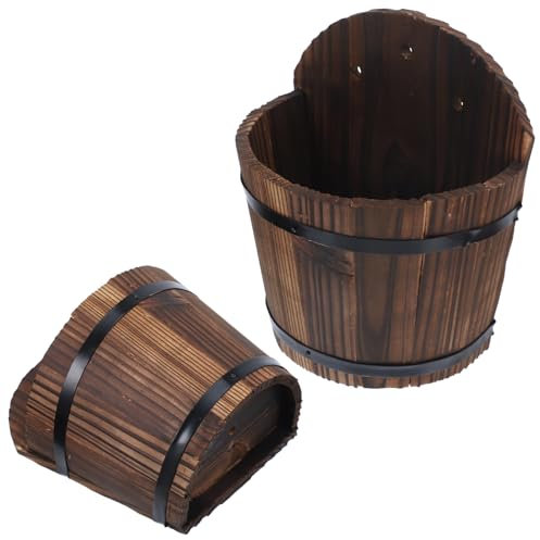 VANZACK 2pièces Pot De Fleurs Jardinière Suspendue Support pour Plantes Contenant à Fleurs