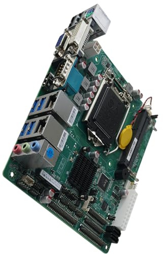 AMISENK Cartes mères LGA1150 à contrôle industriel miniature ITX Industrial Control prenant en charge jusqu'à 16 Go de mémoire DDR3 Cartes mères graphiques intégrées