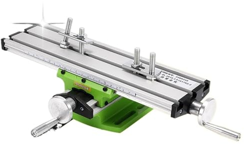 Fresadoras, Mesa de trabajo multifunción for fresadora, mesa deslizante de trabajo, mordaza, ajuste de la mesa de trabajo con alicates de punta plana.