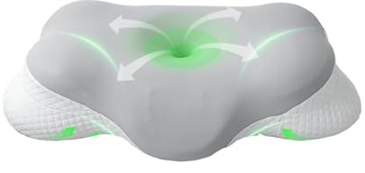 Almohada Cervical para Dormir Lateral – Accesorio de sueño de Espuma con Memoria para Cama | Almohada ergonómica de Apoyo para la, para Adultos, Oficina, Conductor, Estudiante Mayor, casa de