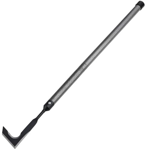Fugenkratzer Unkrautstecher, 170cm langer Stiel, doppelseitiges Edelstahlmesser zum Moos & Unkraut entfernen aus Plattenfugen